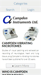 Mobile Screenshot of campdeninstruments.com